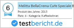 Melitta BellaCrema Cafe Speciale Bohnen (1 kg)