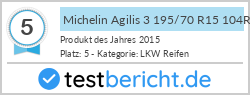 Michelin Agilis 3 195/70 R15 104R