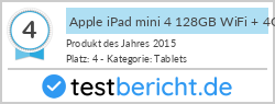 Apple iPad mini 4 128GB WiFi + 4G spacegrau
