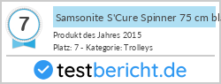 Samsonite S'Cure Spinner 75 cm black