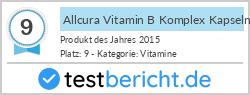 Allcura Vitamin B Komplex Kapseln (90 Stk.)
